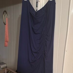 Chic Navy Women's Pencil Skirt